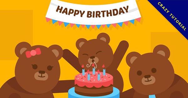 【生日快樂貼圖】28張LINE能用的生日快樂貼圖下載