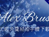 【婚禮字體】30套免費結婚字體下載，可用在婚禮mv和婚禮背板