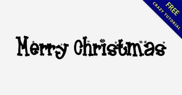 7款 Merry Christmas 字體下載，聖誕節字體推薦