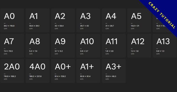 【紙張尺寸】A系列紙張尺寸表 A0~A3+規格 | 所有印刷尺寸大小換算 【紙張尺寸】A系列紙張尺寸表 A0~A3+規格 | 所有印刷尺寸大小換算