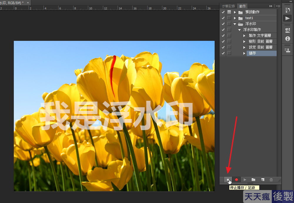 Photoshop 浮水印批次製作,一次設定PS永久使用 Photoshop 浮水印批次製作,一次設定PS永久使用