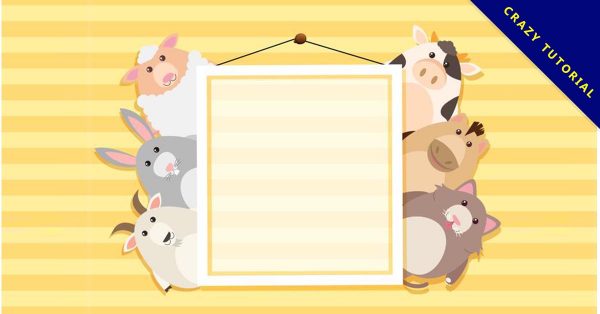 【動物邊框】41個可愛的動物邊框下載 【動物邊框】41個可愛的動物邊框下載