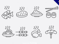 【食物Icon】美編人員都在找的52張優質的食物logo下載