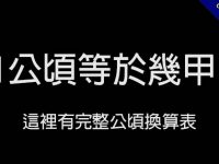 1公頃等於幾甲?  這裡有完整公頃換算表
