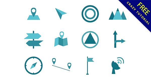 【地標 icon】地標推薦：20套可愛的地標icon素材下載