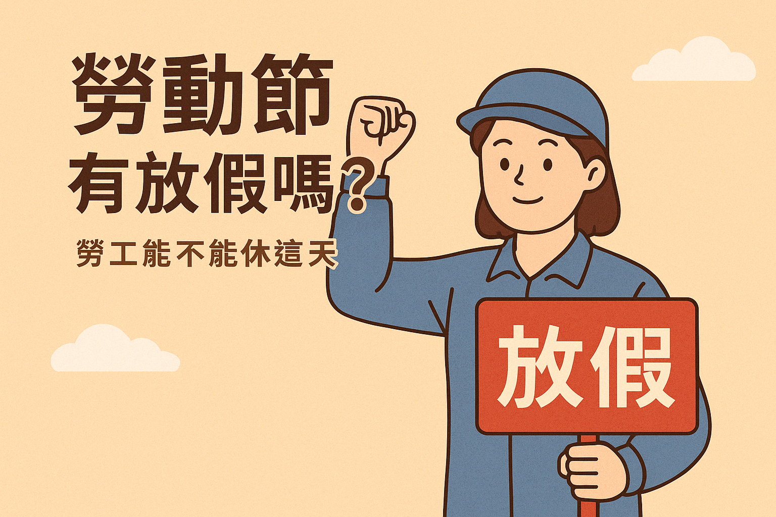勞動節2026 有放假嗎？搞懂勞工能不能休這天