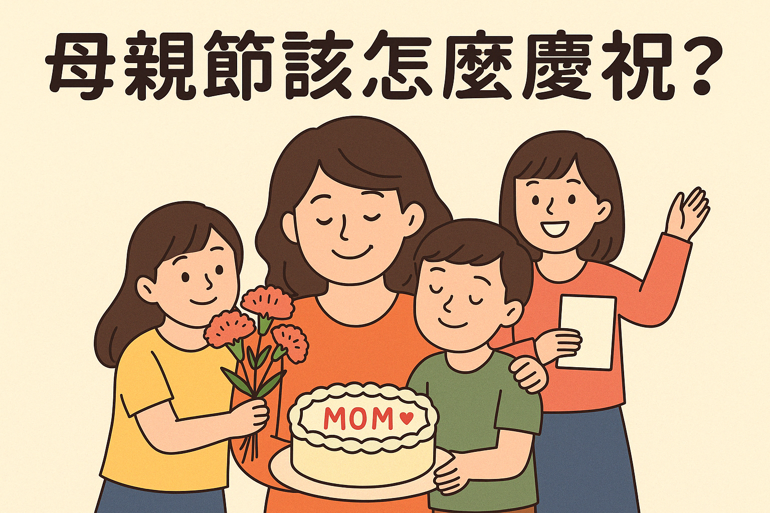 母親節2026 該怎麼慶祝？5 種方式陪媽媽過個暖心節日