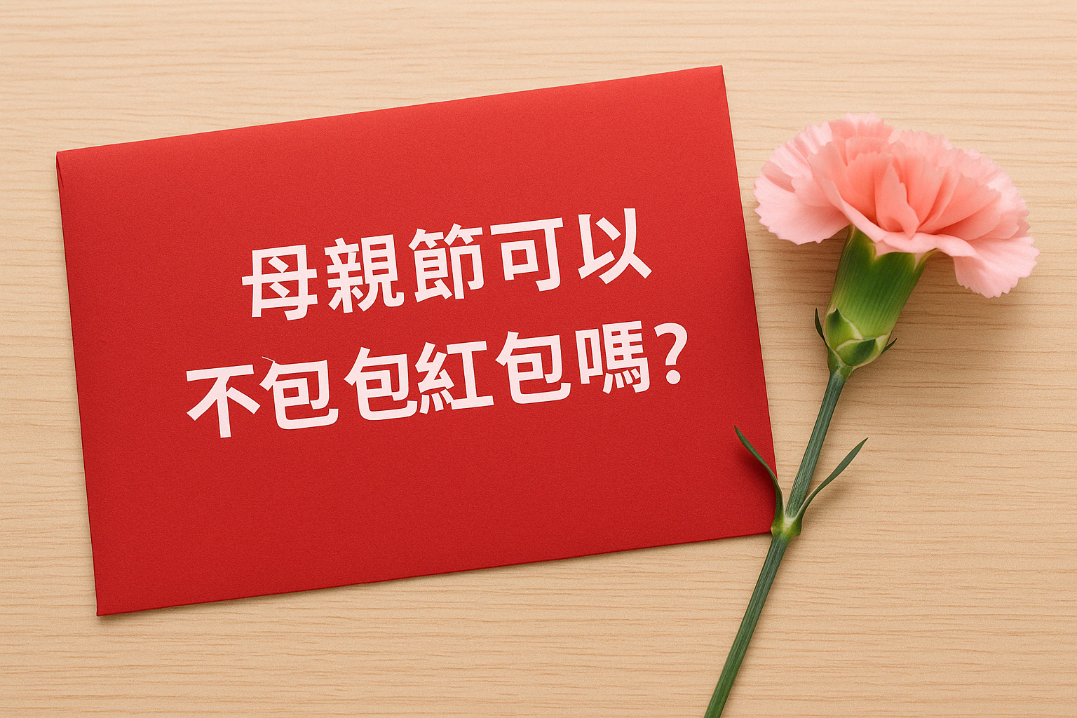 母親節可以不包紅包嗎？2026 不用錢也能讓媽媽感動的送禮建議