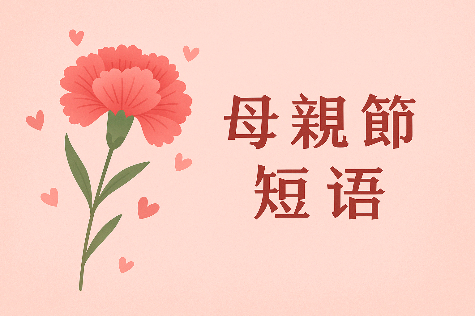 母親節短語有哪些？2026 推薦25句溫暖又實用的祝福語