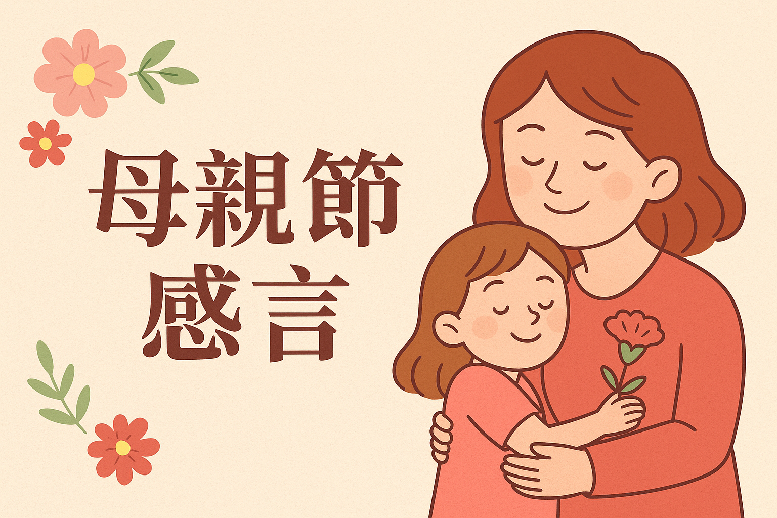 2026母親節感言參考：20 段真心寫給媽媽的文字（每段約 100 字）