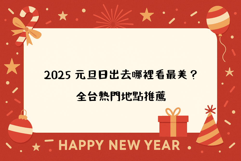 2026 元旦日出去哪裡看最美？全台熱門地點推薦