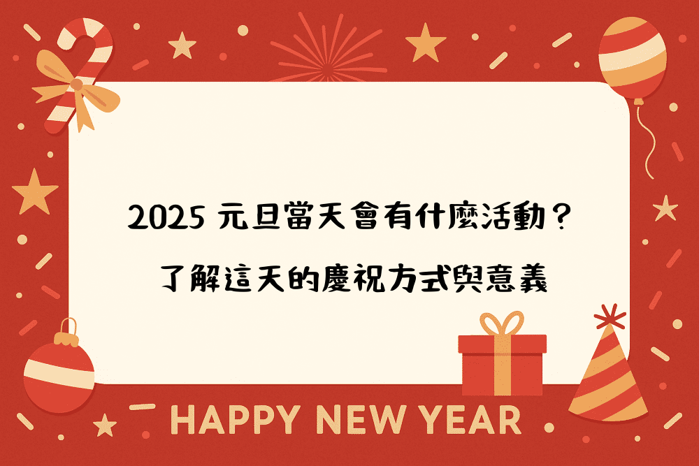 2026 元旦當天會有什麼活動？了解這天的慶祝方式與意義