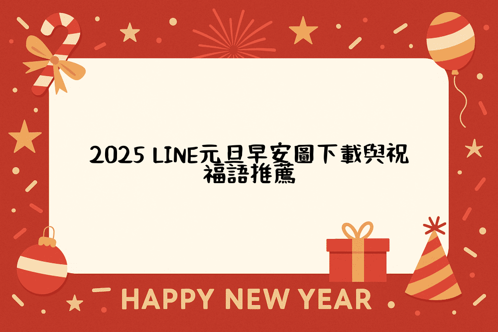 2026 LINE元旦早安圖下載與祝福語推薦