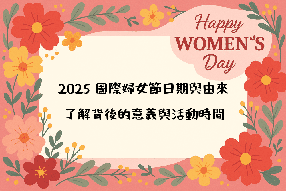 2026 國際婦女節日期與由來，了解背後的意義與活動時間
