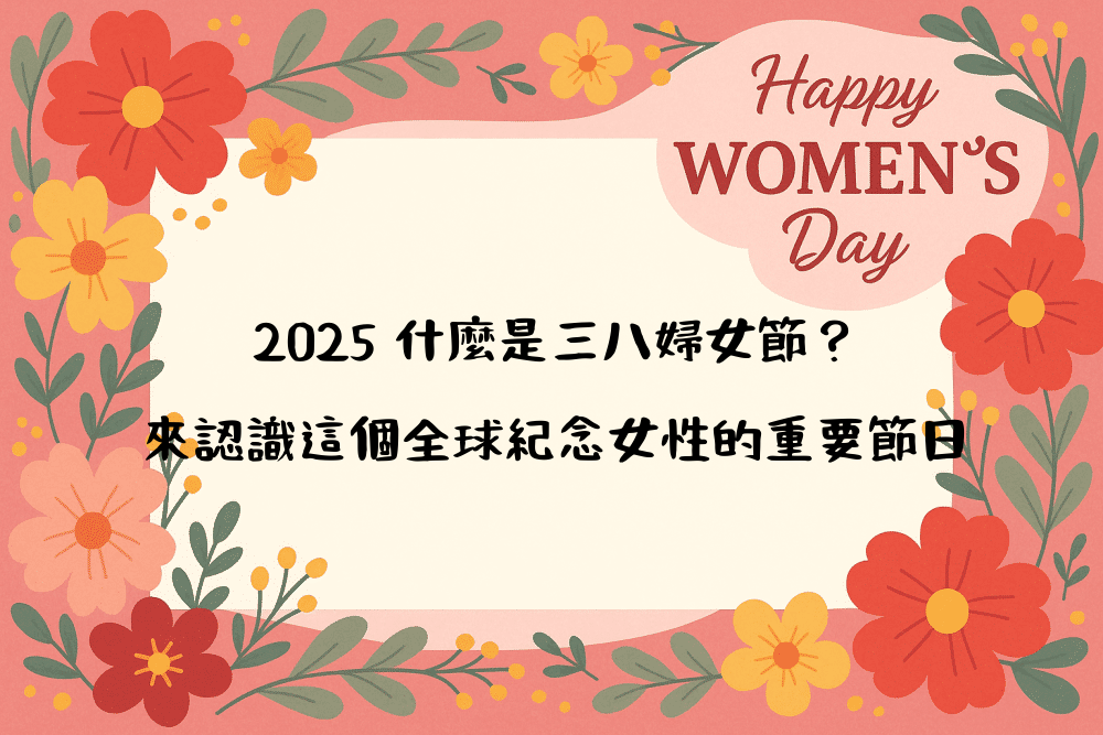 2026 什麼是三八婦女節？來認識這個全球紀念女性的重要節日