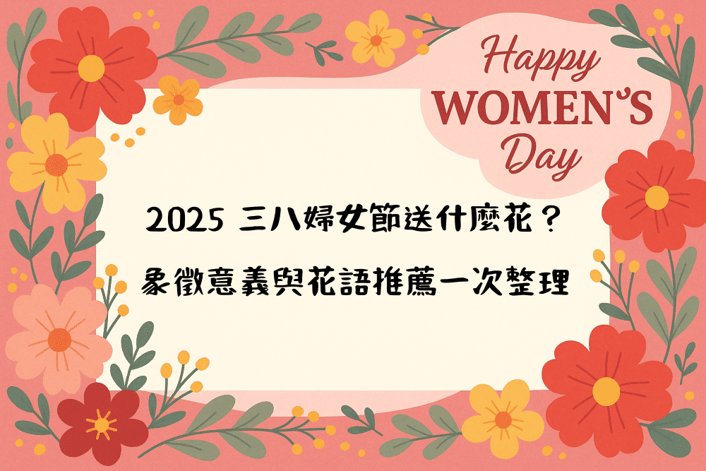 2026 三八婦女節送什麼花？象徵意義與花語推薦一次整理