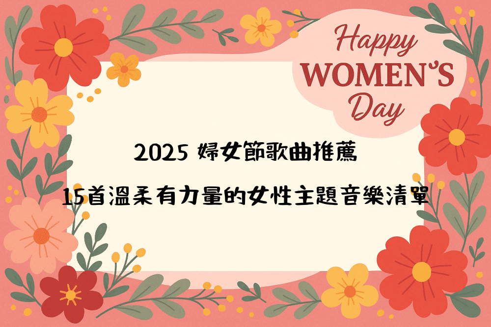 2026 婦女節歌曲推薦｜15首溫柔有力量的女性主題音樂清單