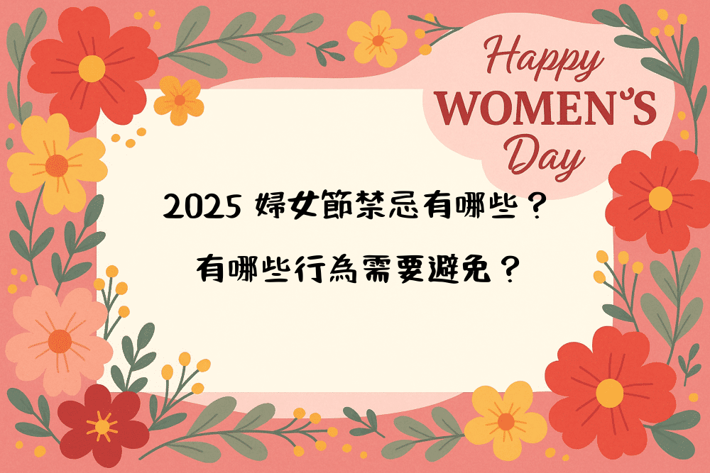 2026 婦女節禁忌有哪些？有哪些行為需要避免？